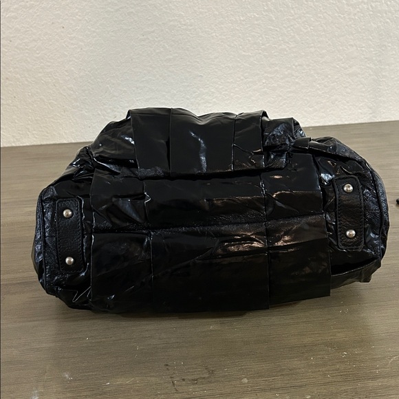 Marc Jacobs Black Vinyl and Leather Parachute Stam Bag - Picture 7 of 12